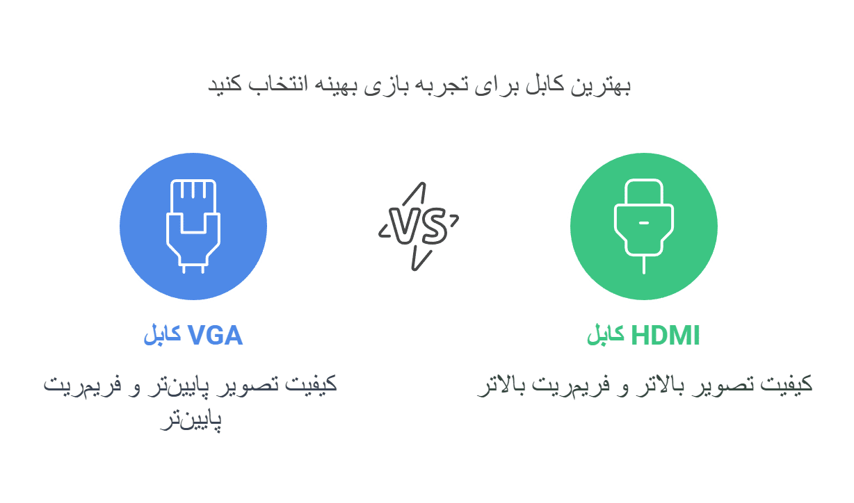 کابل VGA یا HDMI  : کدام یک برای بازی کردن بهتر است؟