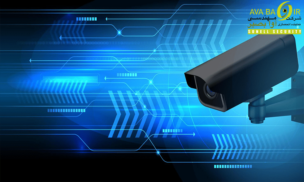 CCTV camera on fiber optic substrate